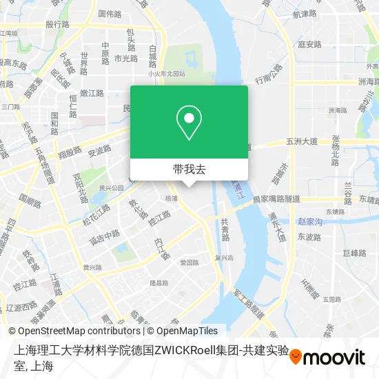 上海理工大学材料学院德国ZWICKRoell集团-共建实验室地图