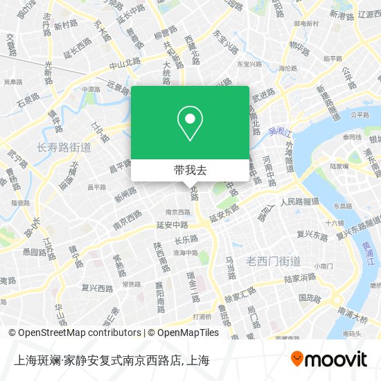 上海斑斓·家静安复式南京西路店地图