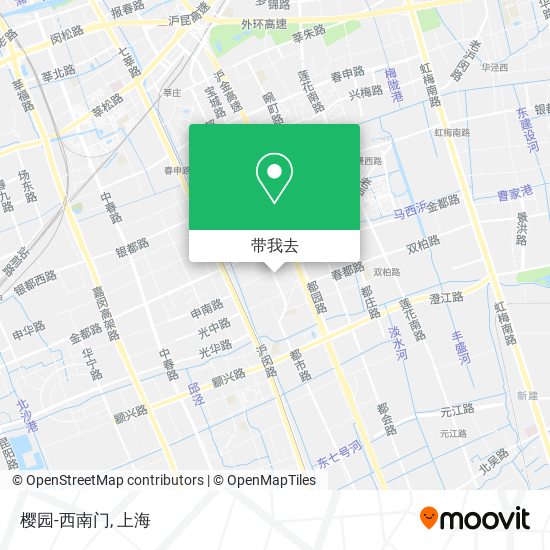 樱园-西南门地图