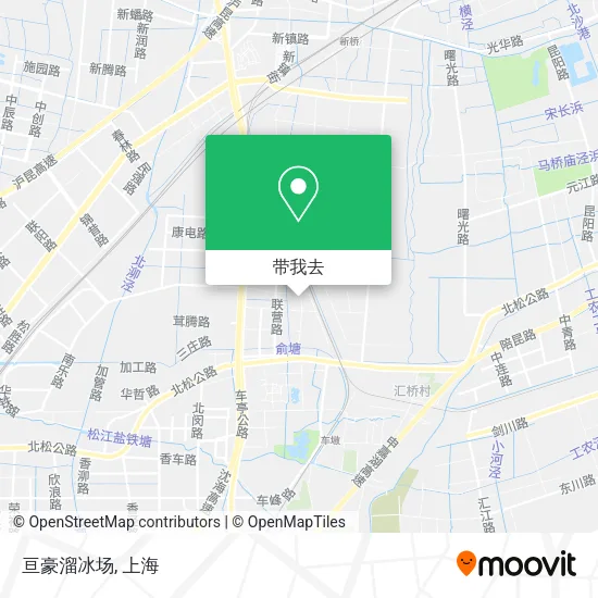 亘豪溜冰场地图