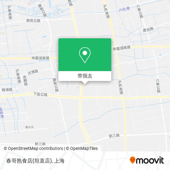 春哥熟食店(坦直店)地图