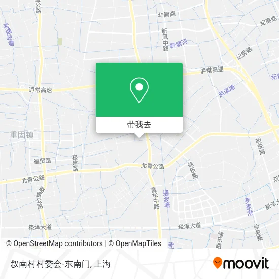 叙南村村委会-东南门地图