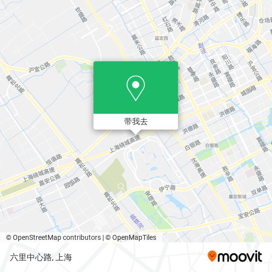 六里中心路地图