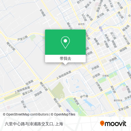 六里中心路与漳浦路交叉口地图