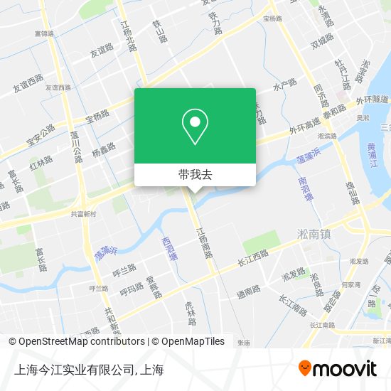 上海今江实业有限公司地图