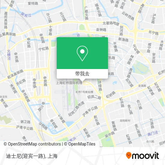 迪士尼(迎宾一路)地图