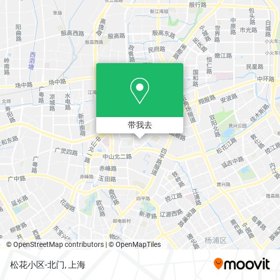 松花小区-北门地图
