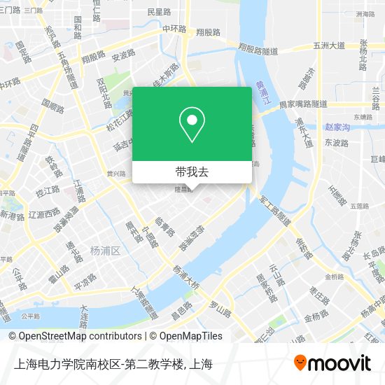 上海电力学院南校区-第二教学楼地图