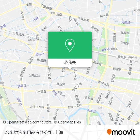 名车坊汽车用品有限公司地图