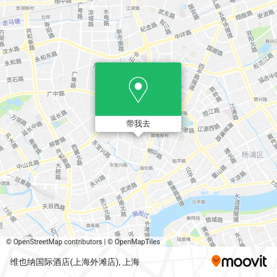 维也纳国际酒店(上海外滩店)地图