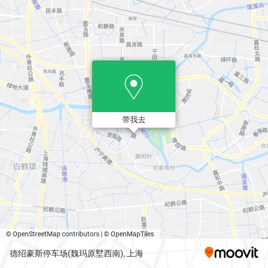 德绍豪斯停车场(魏玛原墅西南)地图
