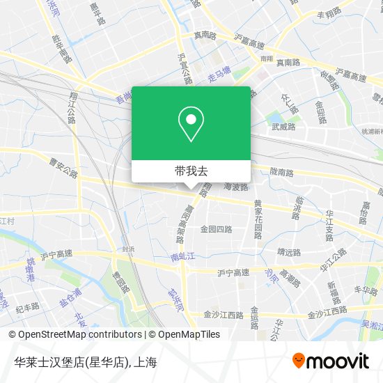 华莱士汉堡店(星华店)地图