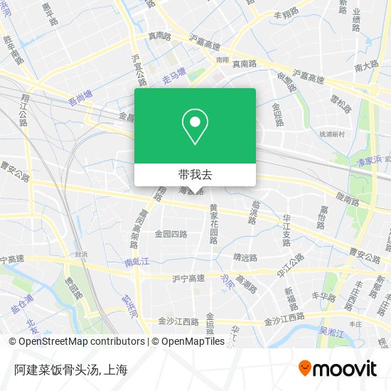 阿建菜饭骨头汤地图