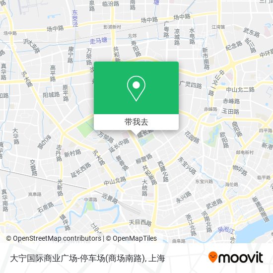 大宁国际商业广场-停车场(商场南路)地图