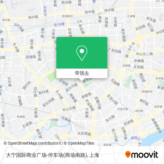 大宁国际商业广场-停车场(商场南路)地图