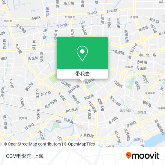 CGV电影院地图