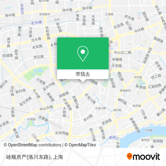 雄顺房产(洛川东路)地图