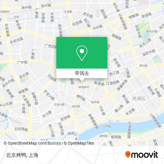 北京烤鸭地图