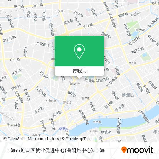 上海市虹口区就业促进中心(曲阳路中心)地图