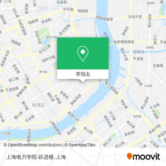上海电力学院-跃进楼地图