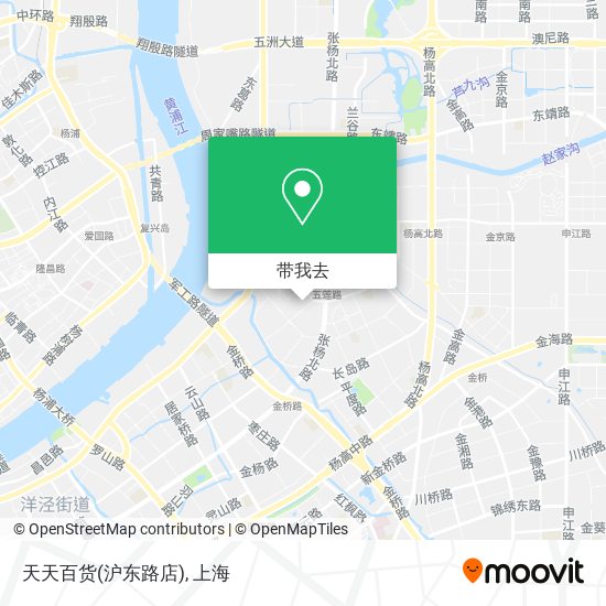 天天百货(沪东路店)地图