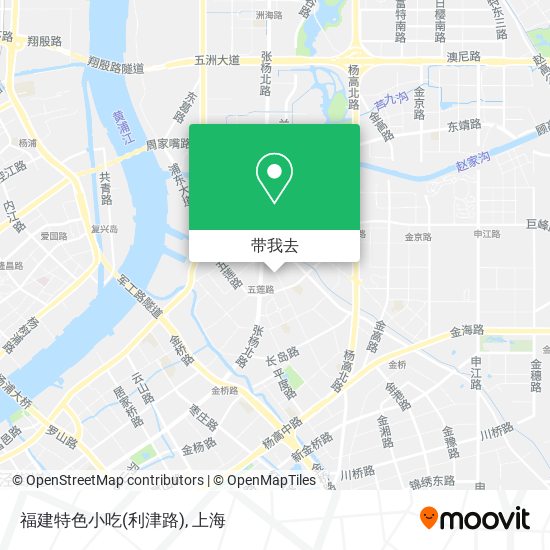 福建特色小吃(利津路)地图