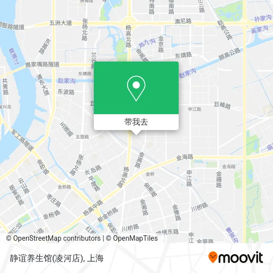 静谊养生馆(凌河店)地图