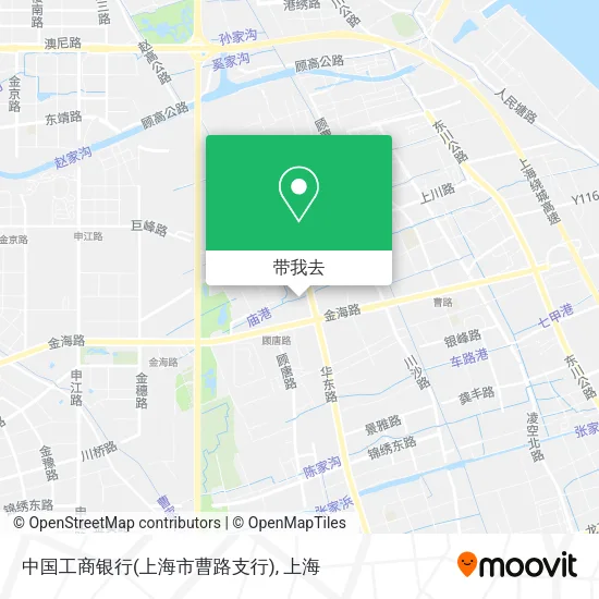 中国工商银行(上海市曹路支行)地图