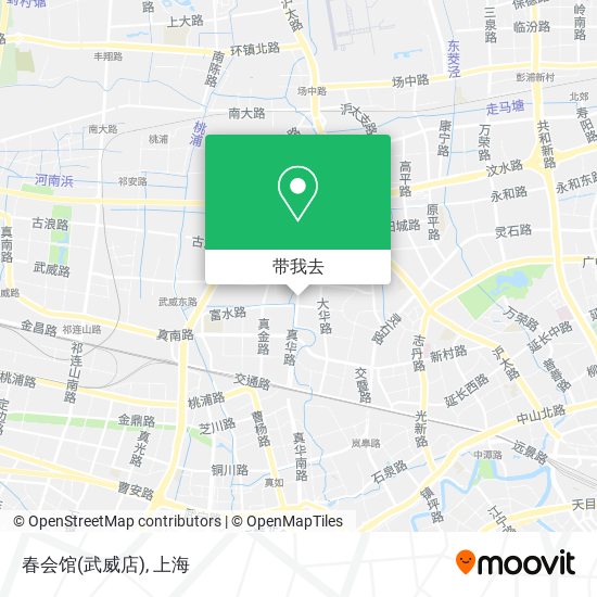 春会馆(武威店)地图