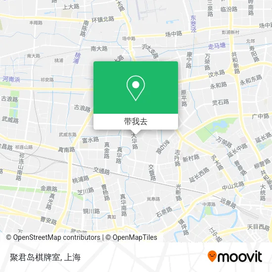 聚君岛棋牌室地图