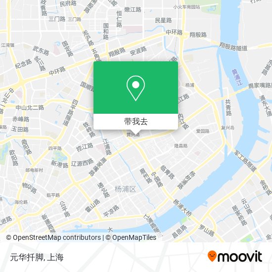 元华扦脚地图
