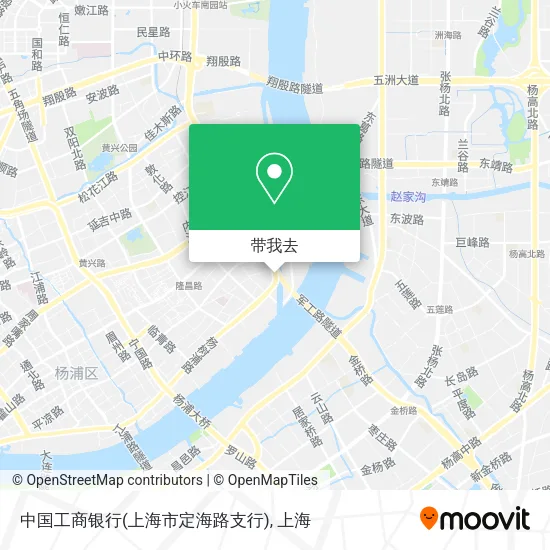 中国工商银行(上海市定海路支行)地图