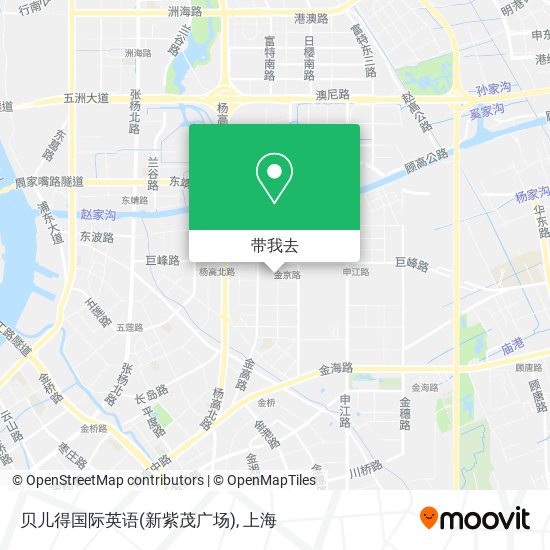 贝儿得国际英语(新紫茂广场)地图