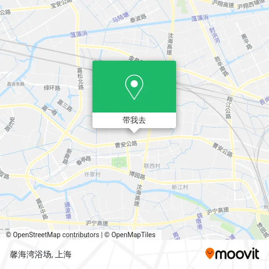馨海湾浴场地图