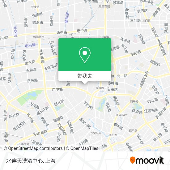 水连天洗浴中心地图