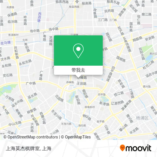 上海莫杰棋牌室地图