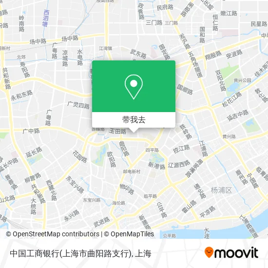 中国工商银行(上海市曲阳路支行)地图