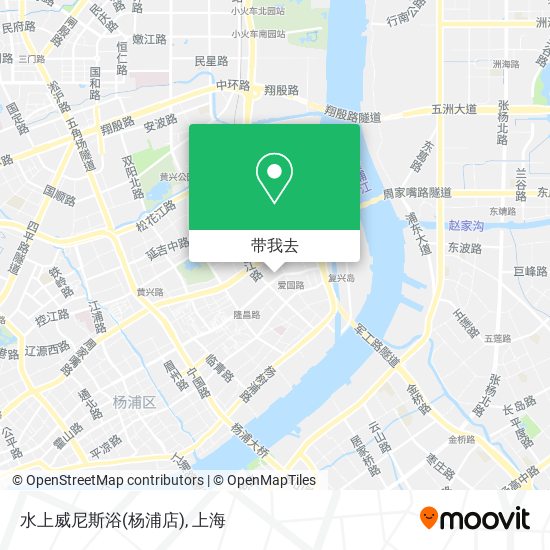 水上威尼斯浴(杨浦店)地图