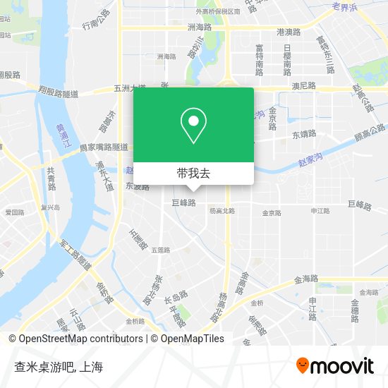 查米桌游吧地图