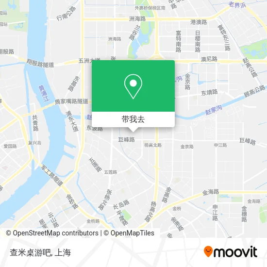 查米桌游吧地图