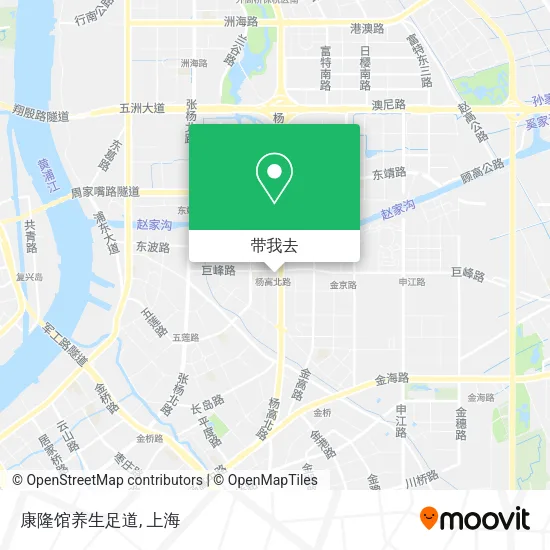 康隆馆养生足道地图