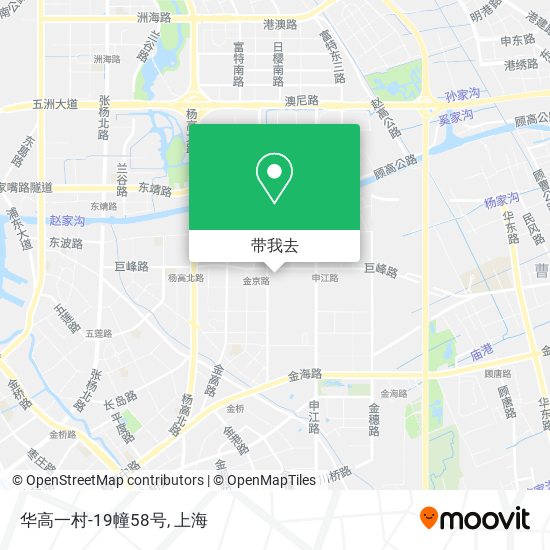 华高一村-19幢58号地图
