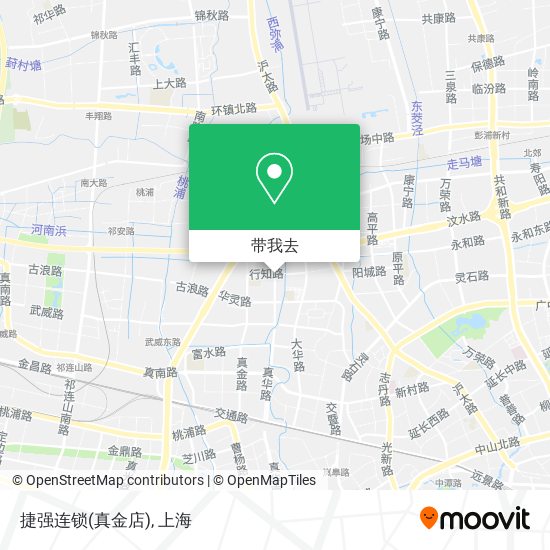 捷强连锁(真金店)地图