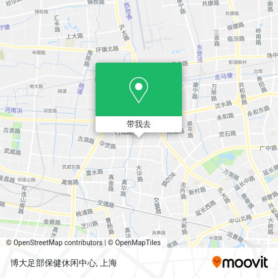 博大足部保健休闲中心地图