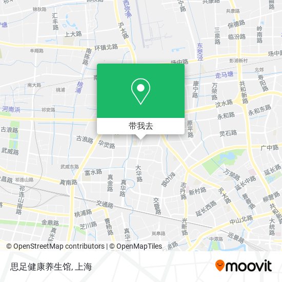 思足健康养生馆地图