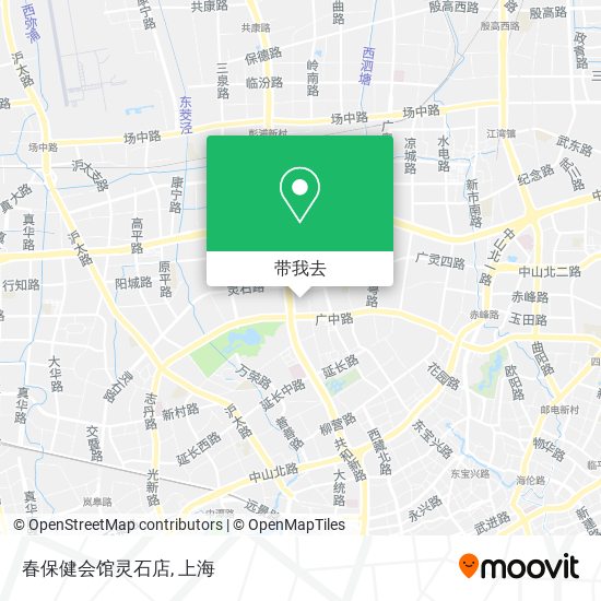 春保健会馆灵石店地图