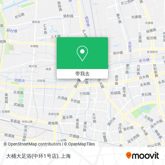 大桶大足浴(中环1号店)地图