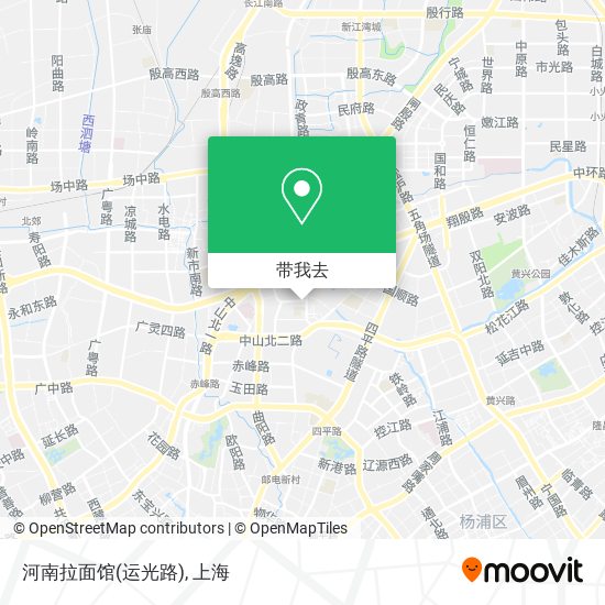 河南拉面馆(运光路)地图