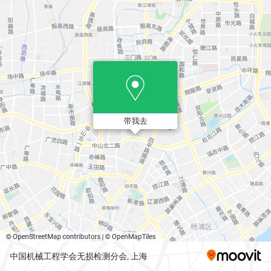 中国机械工程学会无损检测分会地图