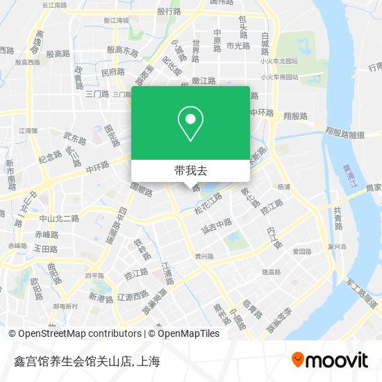 鑫宫馆养生会馆关山店地图